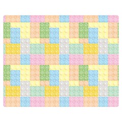 Lego Background Double Sided Flano Blanket (Medium) 