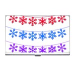 Christmas Snowflake Business Card Holder Front