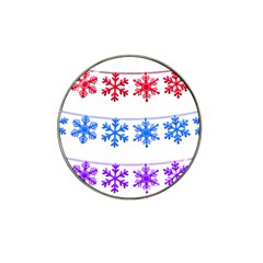 Christmas Snowflake Hat Clip Ball Marker by Wegoenart