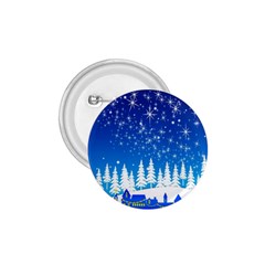 Snowflakes Snowy Landscape Reindeer 1 75  Buttons by Wegoenart