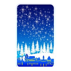 Snowflakes Snowy Landscape Reindeer Memory Card Reader (rectangular) by Wegoenart