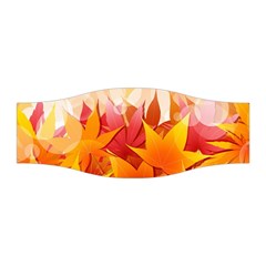 Autumn Background Maple Leaves Bokeh Stretchable Headband by Wegoenart