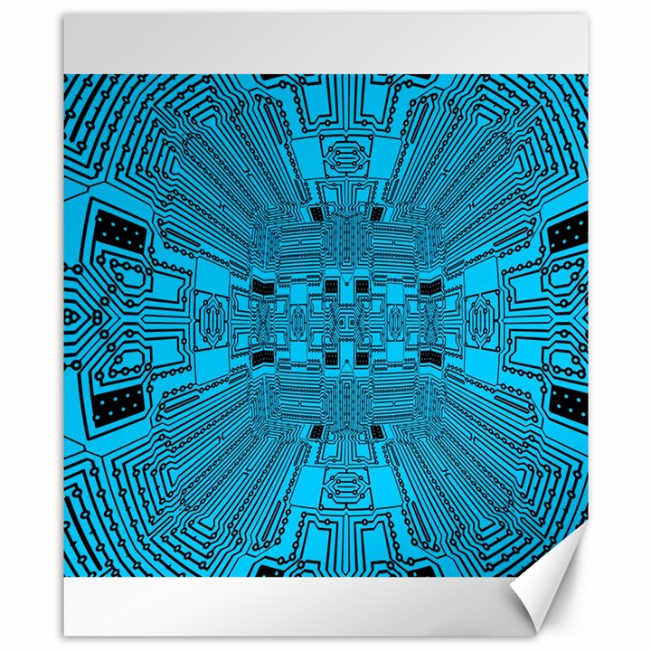 Technology Board Trace Digital Canvas 8  x 10 