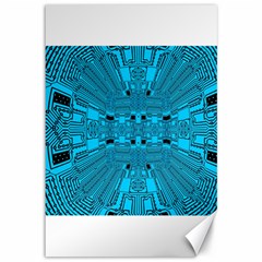 Technology Board Trace Digital Canvas 12  X 18  by Wegoenart