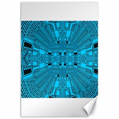 Technology Board Trace Digital Canvas 24  X 36  by Wegoenart