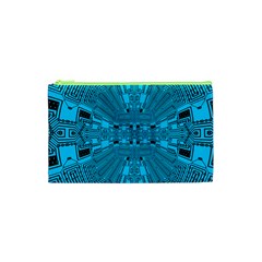 Technology Board Trace Digital Cosmetic Bag (xs) by Wegoenart