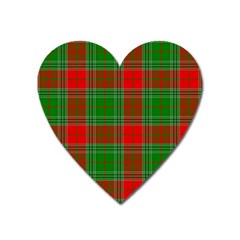 Lumberjack Plaid Buffalo Plaid Heart Magnet by Wegoenart