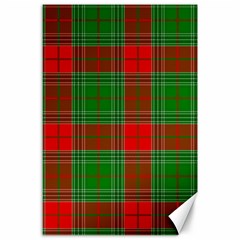 Lumberjack Plaid Buffalo Plaid Canvas 24  X 36  by Wegoenart