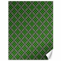 Lumberjack Plaid Buffalo Plaid Green White Canvas 36  x 48 