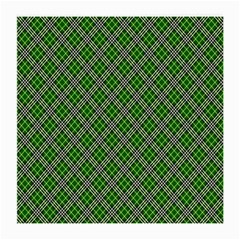 Lumberjack Plaid Buffalo Plaid Green White Medium Glasses Cloth (2-Side)