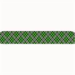 Lumberjack Plaid Buffalo Plaid Green White Small Bar Mats by Wegoenart