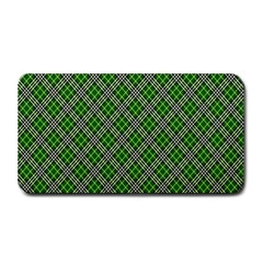 Lumberjack Plaid Buffalo Plaid Green White Medium Bar Mats by Wegoenart