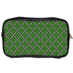 Lumberjack Plaid Buffalo Plaid Green White Toiletries Bag (One Side)