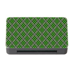 Lumberjack Plaid Buffalo Plaid Green White Memory Card Reader With Cf by Wegoenart