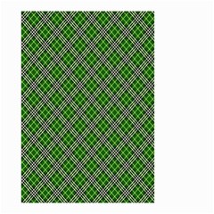 Lumberjack Plaid Buffalo Plaid Green White Small Garden Flag (two Sides) by Wegoenart