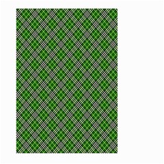 Lumberjack Plaid Buffalo Plaid Green White Large Garden Flag (two Sides) by Wegoenart