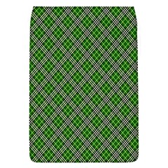 Lumberjack Plaid Buffalo Plaid Green White Removable Flap Cover (L)