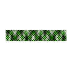 Lumberjack Plaid Buffalo Plaid Green White Flano Scarf (Mini)