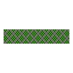 Lumberjack Plaid Buffalo Plaid Green White Velvet Scrunchie