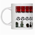 Halloween Borders Trick Or Treat White Mugs Left