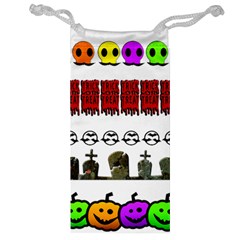 Halloween Borders Trick Or Treat Jewelry Bag