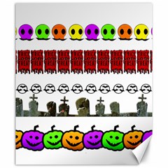 Halloween Borders Trick Or Treat Canvas 20  x 24 