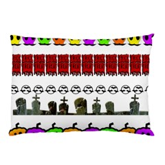 Halloween Borders Trick Or Treat Pillow Case