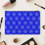 Snowflake Digital Paper Cosmetic Bag (Large) Back