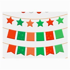 Christmas Bunting Banners Tassel Large Glasses Cloth by Wegoenart