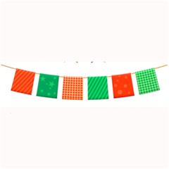 Christmas Bunting Banners Tassel Large Bar Mats by Wegoenart