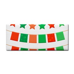 Christmas Bunting Banners Tassel Hand Towel