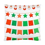 Christmas Bunting Banners Tassel Standard Cushion Case (One Side) Front