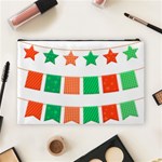 Christmas Bunting Banners Tassel Cosmetic Bag (Large) Back