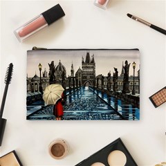 Rain In Prague Cosmetic Bag (medium) by ArtByThree