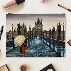 Rain In Prague Cosmetic Bag (xl) by ArtByThree