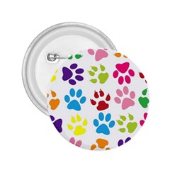 Paw Print Paw Prints Background 2 25  Buttons by Wegoenart