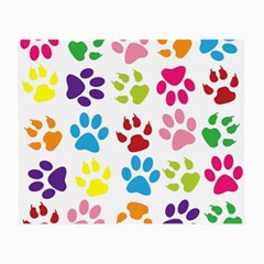 Paw Print Paw Prints Background Small Glasses Cloth by Wegoenart