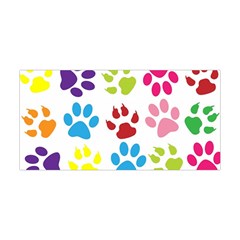 Paw Print Paw Prints Background Yoga Headband by Wegoenart