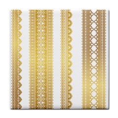 Lace Gold Euclidean Vector Tile Coasters