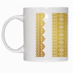 Lace Gold Euclidean Vector White Mugs