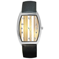 Lace Gold Euclidean Vector Barrel Style Metal Watch