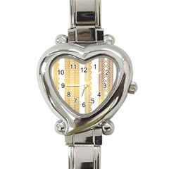 Lace Gold Euclidean Vector Heart Italian Charm Watch