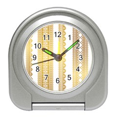 Lace Gold Euclidean Vector Travel Alarm Clock