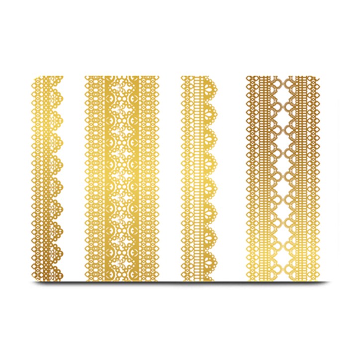 Lace Gold Euclidean Vector Plate Mats