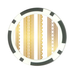 Lace Gold Euclidean Vector Poker Chip Card Guard