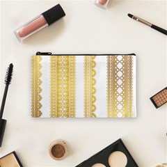 Lace Gold Euclidean Vector Cosmetic Bag (Small)