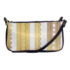 Lace Gold Euclidean Vector Shoulder Clutch Bag