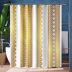 Lace Gold Euclidean Vector Shower Curtain 60  x 72  (Medium) 