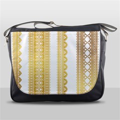 Lace Gold Euclidean Vector Messenger Bag