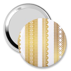 Lace Gold Euclidean Vector 3  Handbag Mirrors